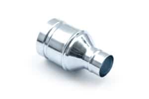 Vacuum inlet for industrial vacuums