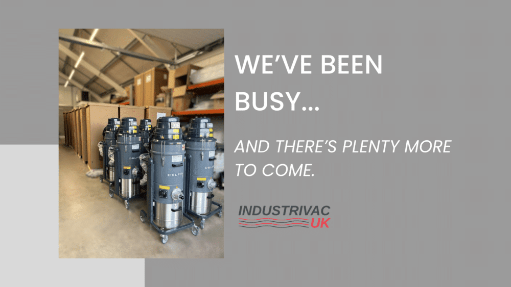Busy warehouse at Industrivac UK