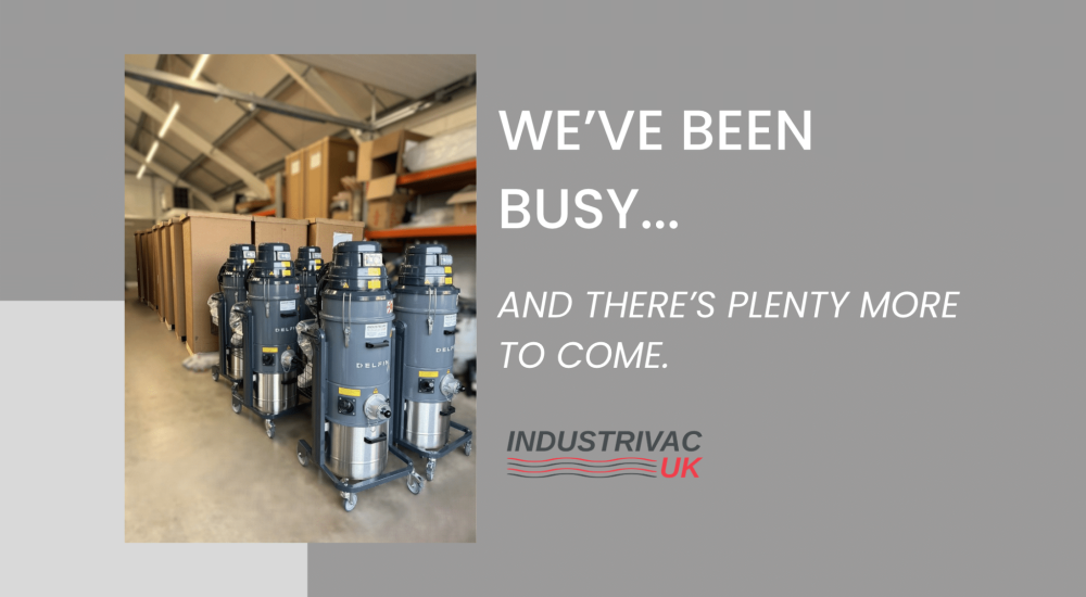 Busy warehouse at Industrivac UK